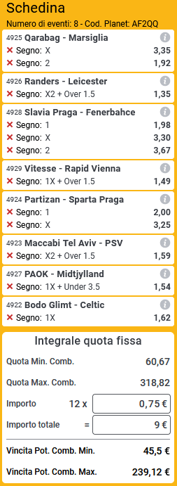 sistemi integrali conference league